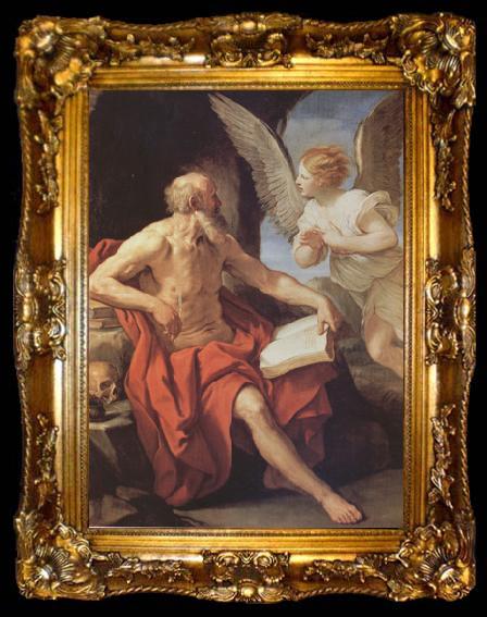 framed  Guido Reni Saint Jerome and the Angel (nn03), ta009-2